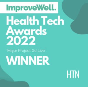 “Major Project Go Live” award – HTN Health Tech Awards 2022